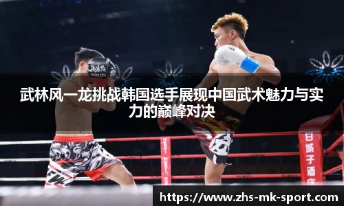 武林风一龙挑战韩国选手展现中国武术魅力与实力的巅峰对决